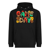 Black game day softball Heavyweight Hoodie - JahusDesignShop