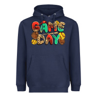 Navy game day softball Heavyweight Hoodie - JahusDesignShop