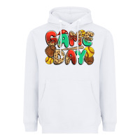 White game day softball Heavyweight Hoodie - JahusDesignShop