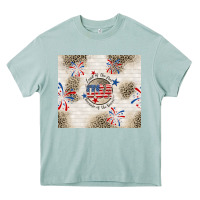 Usa Land Of The Free Because Of The Brave Heavy Core Tee | Teevron