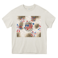 Cream usa land of the free because of the brave Heavy Core Tee - TumblerDesignByShophia
