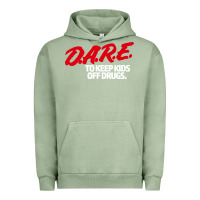 Pigment Oil Green d.a.r.e Urban Hoodie - linhVisuals