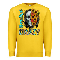 Beautiful Crazy Skull Premium Sweatshirt | Teevron