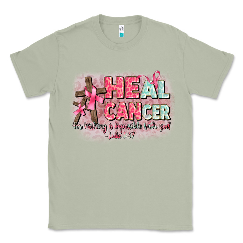 Heal Cancer Luke 1 37 Classic Tee by CowGirlArtShop | Teevron