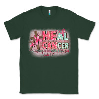 Sports Green heal cancer luke 1 37 Classic Tee - CowGirlArtShop