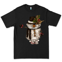 Black snowman gnome Premium Tee - CowGirlArtShop