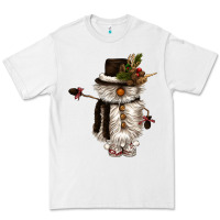 White snowman gnome Premium Tee - CowGirlArtShop