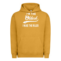 Pigment Peanut Butter im the oldest i make the rules siblings family Urban Hoodie - linhVisuals
