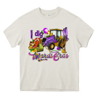 Cream I dig Mardi Gras Heavy Core Tee - HowdyJamesFarm