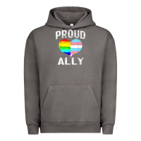 Pigment Tornado proud ally lgbt rainbow heart gay pride month Urban Hoodie - linhVisuals