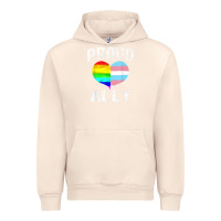 Sandshell proud ally lgbt rainbow heart gay pride month Urban Hoodie - linhVisuals
