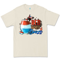 Bone Red White  Booze With Cowhide Background Premium Tee - Jasminsmagicworld