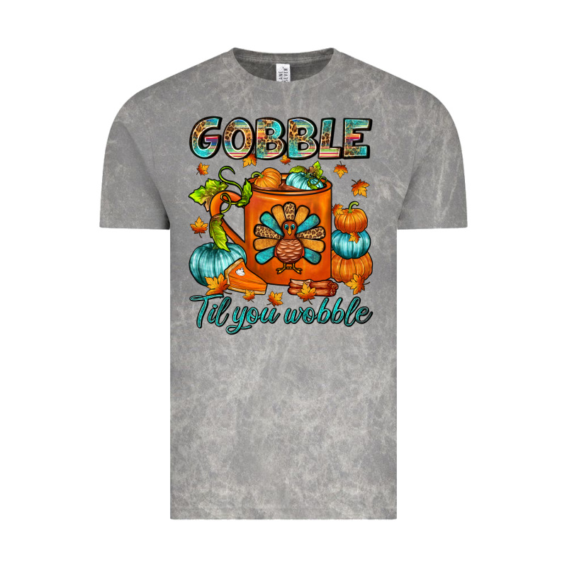 Gobble Til You Wobble Coffee Mug Vintage Tee by FaDigitalArtStudio | Teevron