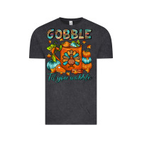 Vintage Black Gobble Til You Wobble Coffee Mug Vintage Tee - FaDigitalArtStudio