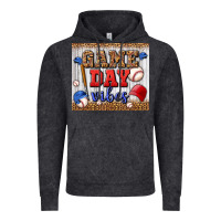 Vintage Black game day vibes tumbler Vintage Hoodie - BundleAndBundleShop