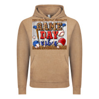Vintage Coffee game day vibes tumbler Vintage Hoodie - BundleAndBundleShop