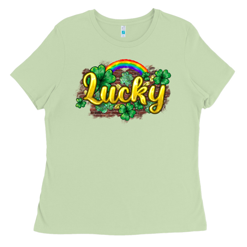 Lucky St. Patrick's Day Ladies Tee by HowdyJamesFarm | Teevron