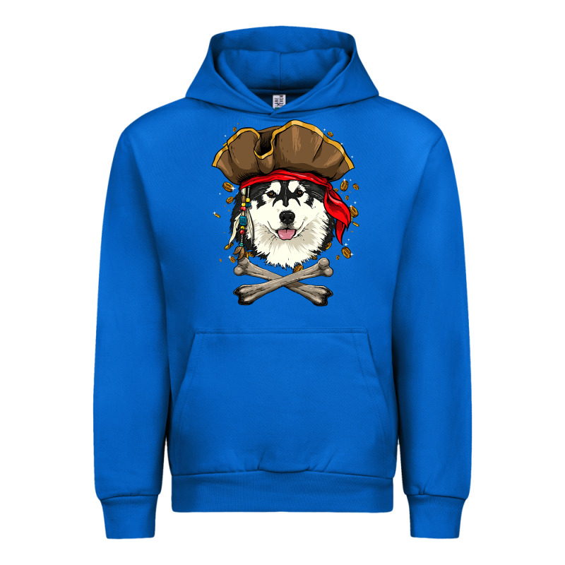 Alaskan Malamute Pirate Dog Halloween Urban Hoodie by linhVisuals | Teevron