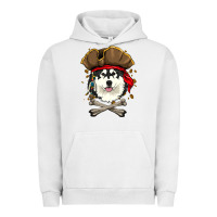 Pigment Lunar Rock alaskan malamute pirate dog halloween Urban Hoodie - linhVisuals