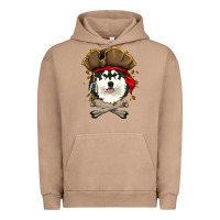 Pigment Burro alaskan malamute pirate dog halloween Urban Hoodie - linhVisuals