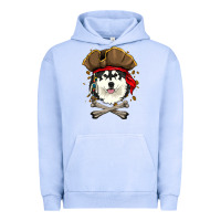 Pigment Grape Ice alaskan malamute pirate dog halloween Urban Hoodie - linhVisuals