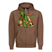 Chestnut st patrick's beers flags and hat Zipper Hoodie - AdoDesignShop
