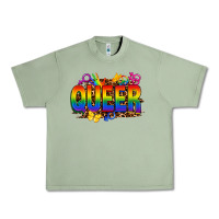 Oil Green queer Urban Heavy Tee - FaDigitalArtStudio