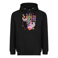Black retro gymnastics Heavyweight Hoodie - JahusDesignShop