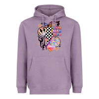 Lavender retro gymnastics Heavyweight Hoodie - JahusDesignShop