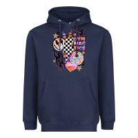 Navy retro gymnastics Heavyweight Hoodie - JahusDesignShop
