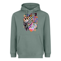 Sage retro gymnastics Heavyweight Hoodie - JahusDesignShop