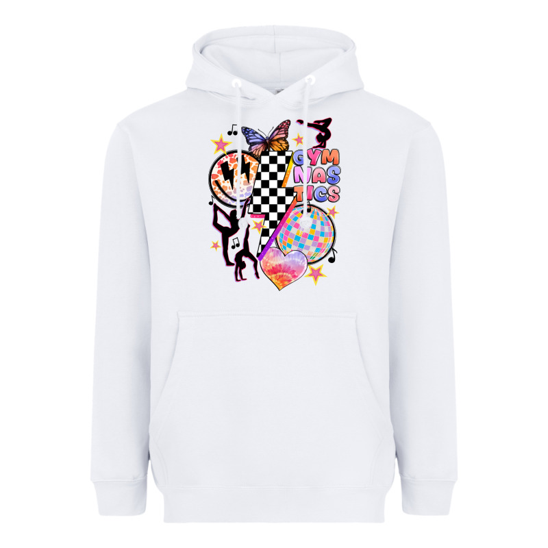 Retro Gymnastics Heavyweight Hoodie by JahusDesignShop | Teevron