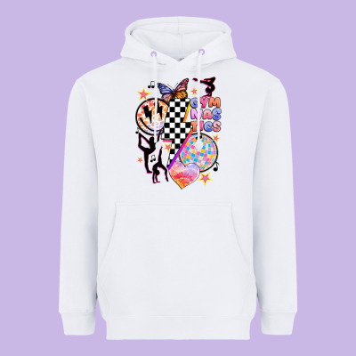 Retro Gymnastics Heavyweight Hoodie Designed By Jahusdesignshop