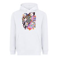 White retro gymnastics Heavyweight Hoodie - JahusDesignShop