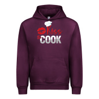 Mauve Wine kiss the culinary chef cook baker Urban Hoodie - linhVisuals