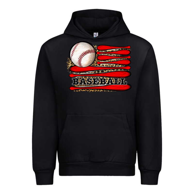Leopard Baseball Flag Urban Hoodie by JahusDesignShop | Teevron