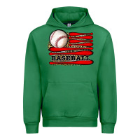 Emerald leopard baseball flag Urban Hoodie - JahusDesignShop