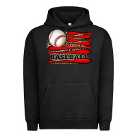 Pigment Black leopard baseball flag Urban Hoodie - JahusDesignShop