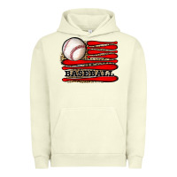 Pigment Pistachio leopard baseball flag Urban Hoodie - JahusDesignShop