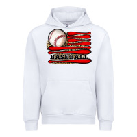 White leopard baseball flag Urban Hoodie - JahusDesignShop