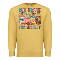 Antique Gold half teacher half coffee Premium Sweatshirt - JahusDesignShop
