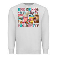 Dove Grey half teacher half coffee Premium Sweatshirt - JahusDesignShop