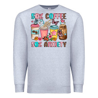 Heather Grey half teacher half coffee Premium Sweatshirt - JahusDesignShop