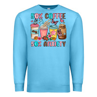 Ocean Blue half teacher half coffee Premium Sweatshirt - JahusDesignShop