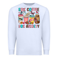 White half teacher half coffee Premium Sweatshirt - JahusDesignShop