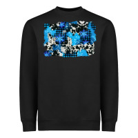 Black westerb cowhide winter background Heavyweight Sweatshirt - AdoDesignShop