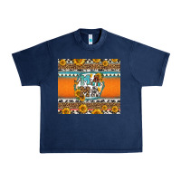 Sunflowers Hexagon Frame Mama Urban Heavy Tee | Teevron
