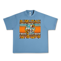 Pebble Blue sunflowers hexagon frame mama Urban Heavy Tee - Jasminsmagicworld