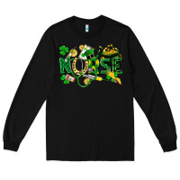 Black nurse st patrick Long Sleeve Tee - FaDigitalArtStudio