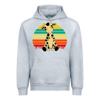 Heather Grey africa animals african safari retro Urban Hoodie - linhVisuals